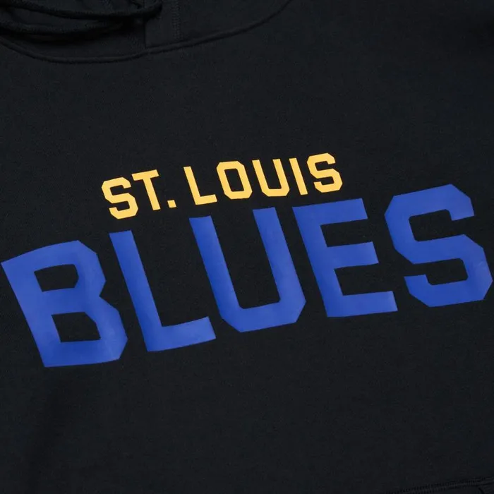 Mitchell and Ness Game Time Fleece Hoodie Current Logo St Louis Blues Men Hoodies and Sweatshirts Mitchell and Ness Game Time Fleece Hoodie Current Logo St Louis Blues Men Hoodies and Sweatshirts