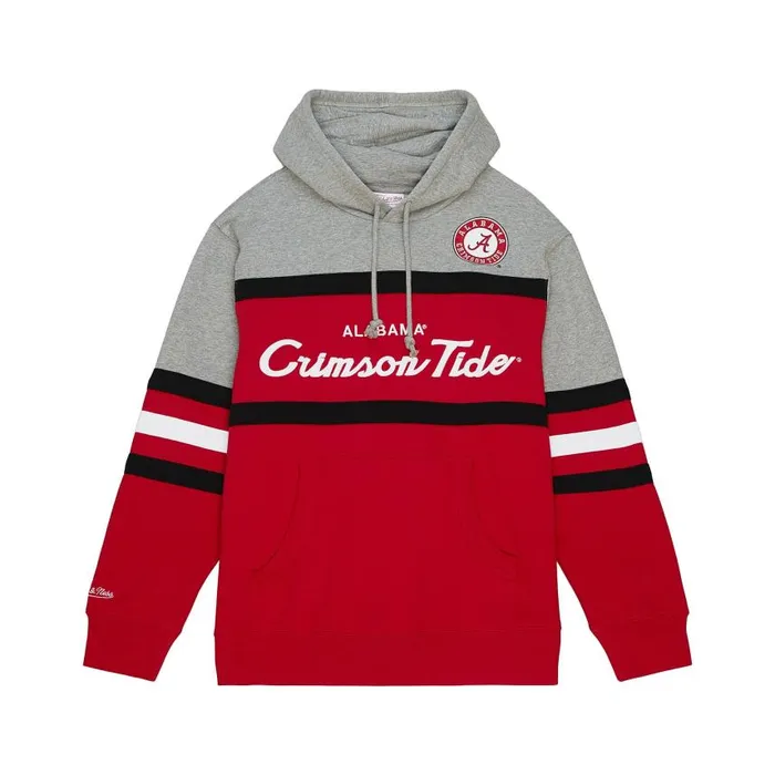 Mitchell and Ness Head Coach Hoodie University Of Alabama Men Hoodies and Sweatshirts Mitchell and Ness Head Coach Hoodie University Of Alabama Men Hoodies and Sweatshirts