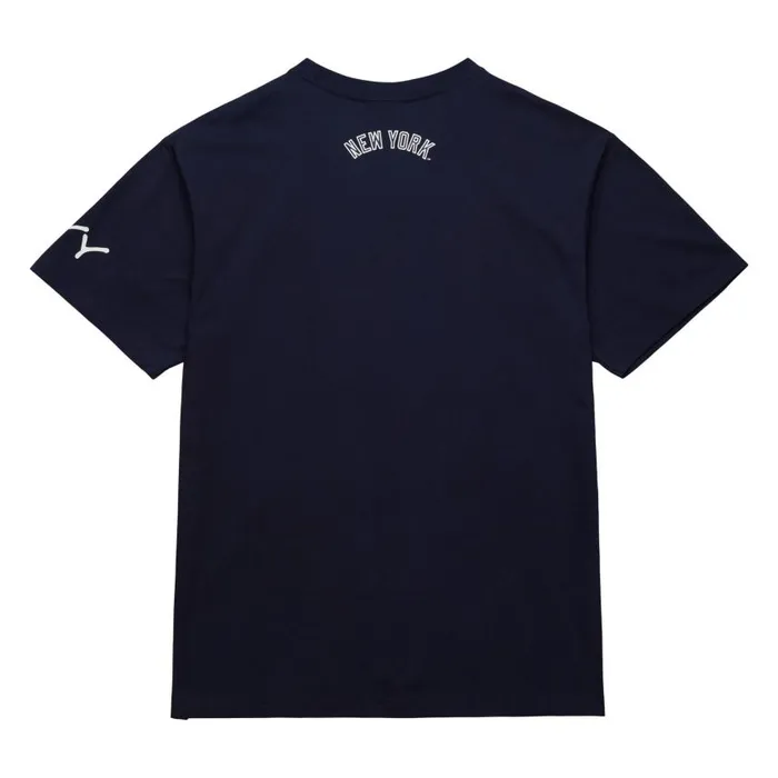 Mitchell and Ness Heavyweight Premium Player Tee Vintage Logo New York Yankees Derek Jeter Men TShirts and Tops Mitchell and Ness Heavyweight Premium Player Tee Vintage Logo New York Yankees Derek Jeter Men TShirts and Tops
