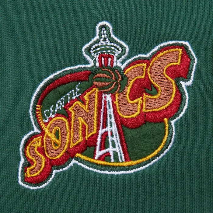 Mitchell and Ness Heavyweight Premium Player Tee Vintage Logo Seattle Supersonics Gary Payton Men TShirts and Tops Mitchell and Ness Heavyweight Premium Player Tee Vintage Logo Seattle Supersonics Gary Payton Men TShirts and Tops