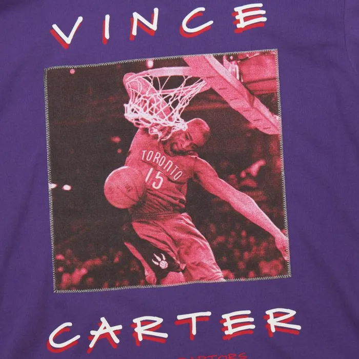 Mitchell and Ness Heavyweight Premium Player Tee Vintage Logo Toronto Raptors Vince Carter Men TShirts and Tops Mitchell and Ness Heavyweight Premium Player Tee Vintage Logo Toronto Raptors Vince Carter Men TShirts and Tops