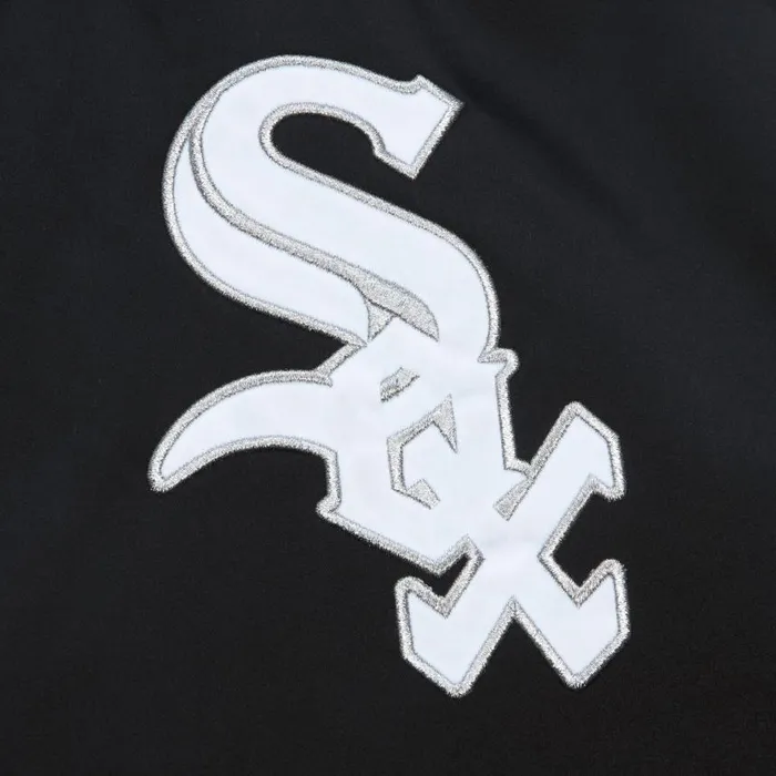 Mitchell and Ness Heavyweight Satin Jacket Chicago White Sox Men Jackets and Outerwear Mitchell and Ness Heavyweight Satin Jacket Chicago White Sox Men Jackets and Outerwear