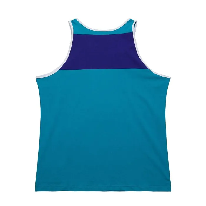 Mitchell and Ness Heritage Color Blocked Tank Top Charlotte Hornets Men TShirts and Tops Mitchell and Ness Heritage Color Blocked Tank Top Charlotte Hornets Men TShirts and Tops