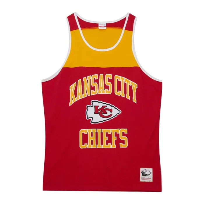 Mitchell and Ness Heritage Color Blocked Tank Top Kansas City Chiefs Men TShirts and Tops Mitchell and Ness Heritage Color Blocked Tank Top Kansas City Chiefs Men TShirts and Tops