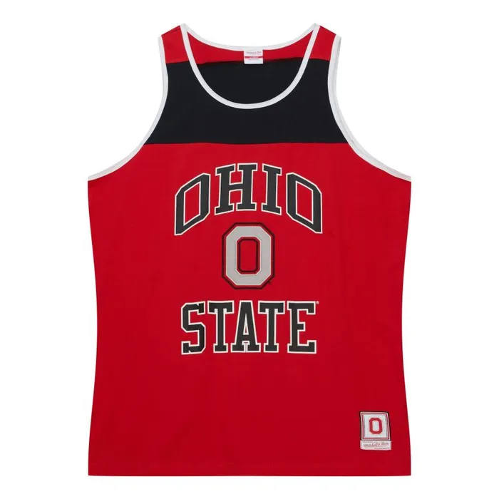 Mitchell and Ness Heritage Color Blocked Tank Top Ohio State Men TShirts and Tops Mitchell and Ness Heritage Color Blocked Tank Top Ohio State Men TShirts and Tops