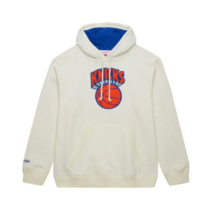 Mitchell and Ness Heritage Fleece Hoodie Vintage Logo New York Knicks Men Hoodies and Sweatshirts Mitchell and Ness Heritage Fleece Hoodie Vintage Logo New York Knicks Men Hoodies and Sweatshirts