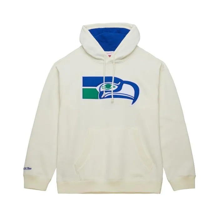 Mitchell and Ness Heritage Fleece Hoodie Vintage Logo Seattle Seahawks Men Hoodies and Sweatshirts Mitchell and Ness Heritage Fleece Hoodie Vintage Logo Seattle Seahawks Men Hoodies and Sweatshirts