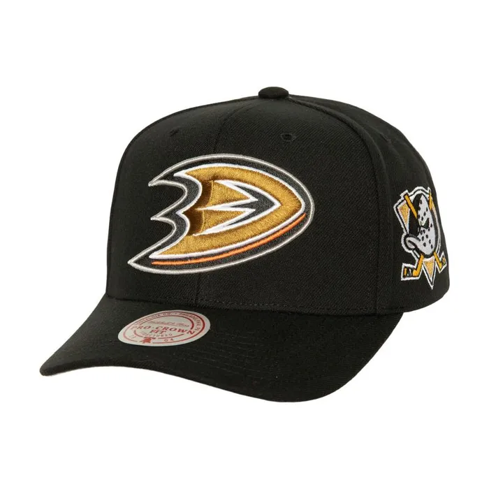 Mitchell and Ness Icon Grail Pro Snapback Anaheim Ducks Men Hats and Headwear Mitchell and Ness Icon Grail Pro Snapback Anaheim Ducks Men Hats and Headwear