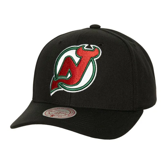 Mitchell and Ness Icon Grail Pro Snapback Vntg New Jersey Devils Men Hats and Headwear Mitchell and Ness Icon Grail Pro Snapback Vntg New Jersey Devils Men Hats and Headwear
