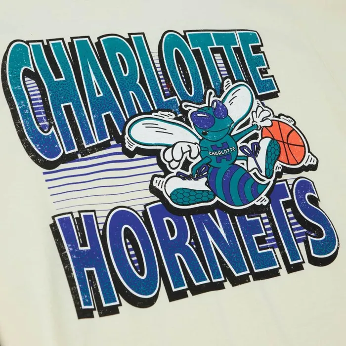 Mitchell and Ness Incline Stacked Tee Charlotte Hornets Men TShirts and Tops Mitchell and Ness Incline Stacked Tee Charlotte Hornets Men TShirts and Tops