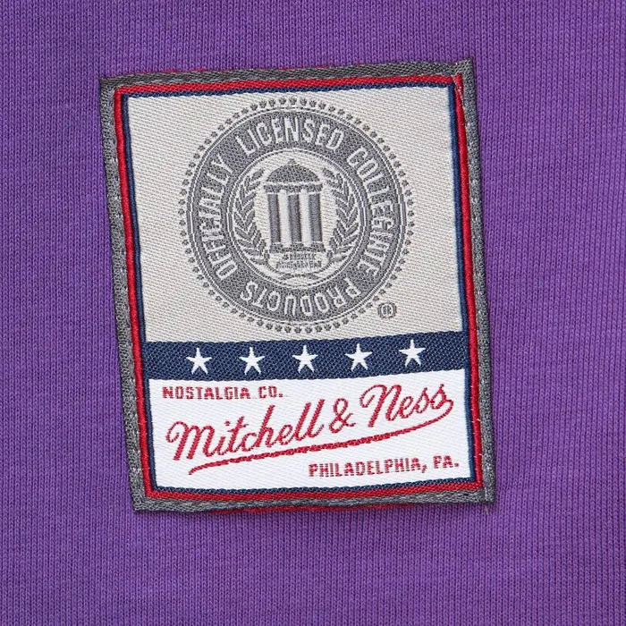 Mitchell and Ness Jaquard Ringer SS Tee Current Logo Clemson University Men TShirts and Tops