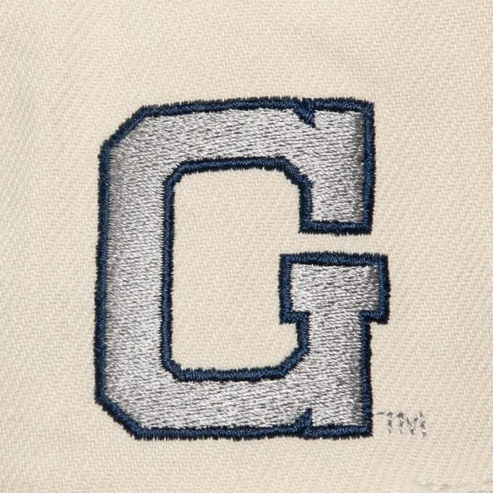 Mitchell and Ness Just Don Cream Snapback V Georgetown University Men Hats and Headwear Mitchell and Ness Just Don Cream Snapback V Georgetown University Men Hats and Headwear