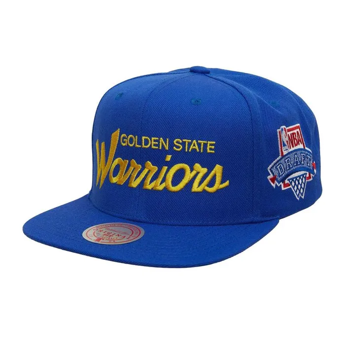 Mitchell and Ness Just Don Draft Snapback HWC Golden State Warriors Men Hats and Headwear
