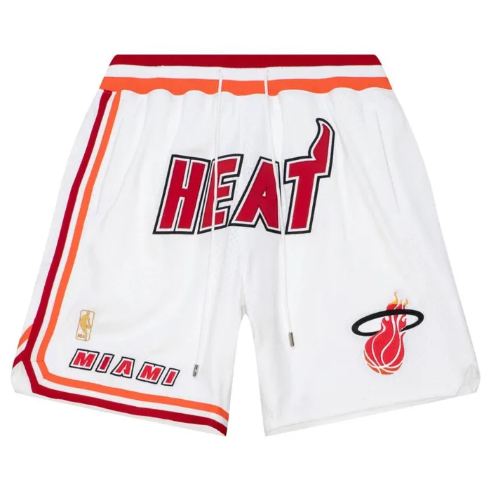 Mitchell and Ness Just Don Hardwood Classics Shorts Miami Heat Men Shorts