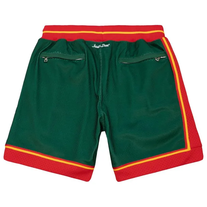Mitchell and Ness Just Don Hardwood Classics Shorts Seattle Supersonics Men Shorts Mitchell and Ness Just Don Hardwood Classics Shorts Seattle Supersonics Men Shorts