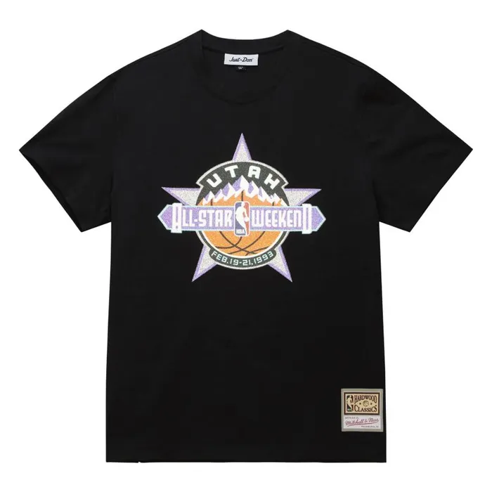 Mitchell and Ness Just Don Sugar Overlay SS Tee NBA All Star 199394 Men TShirts and Tops Mitchell and Ness Just Don Sugar Overlay SS Tee NBA All Star 199394 Men TShirts and Tops