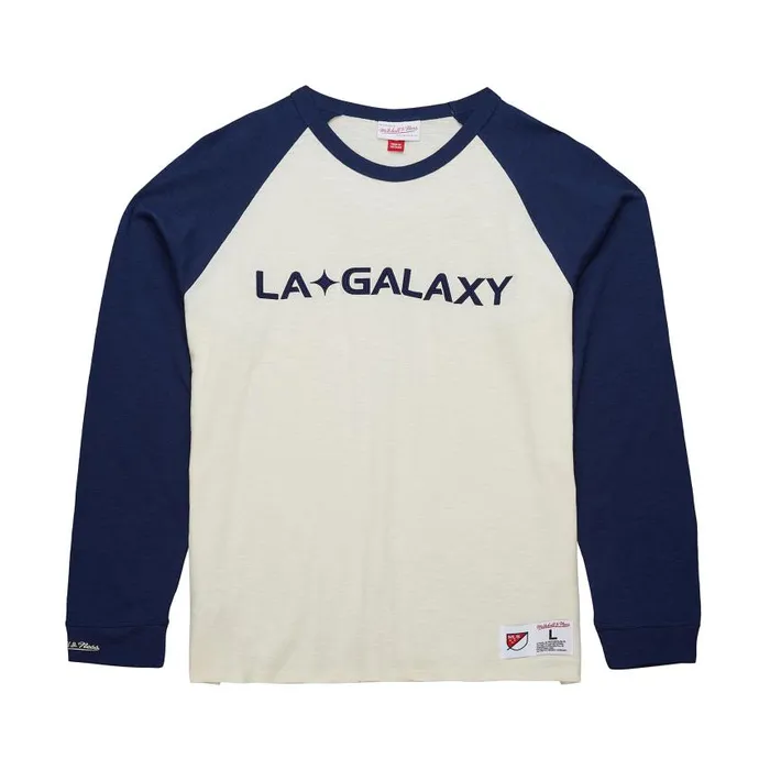 Mitchell and Ness Legendary Slub LS Current Logo Los Angeles Galaxy Men TShirts and Tops Mitchell and Ness Legendary Slub LS Current Logo Los Angeles Galaxy Men TShirts and Tops