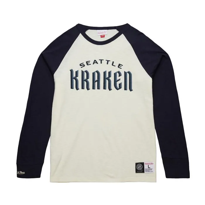 Mitchell and Ness Legendary Slub LS Current Logo Seattle Kraken Men TShirts and Tops Mitchell and Ness Legendary Slub LS Current Logo Seattle Kraken Men TShirts and Tops