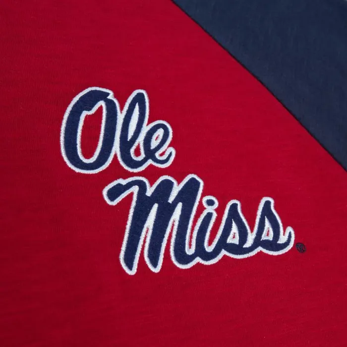 Mitchell and Ness Legendary Slub LS Tee University Of Mississippi Men TShirts and Tops Mitchell and Ness Legendary Slub LS Tee University Of Mississippi Men TShirts and Tops