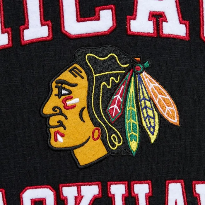 Mitchell and Ness Legendary Slub SS Tee Current Logo Chicago Blackhawks Men TShirts and Tops Mitchell and Ness Legendary Slub SS Tee Current Logo Chicago Blackhawks Men TShirts and Tops