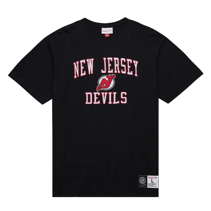 Mitchell and Ness Legendary Slub SS Tee Current Logo New Jersey Devils Men TShirts and Tops Mitchell and Ness Legendary Slub SS Tee Current Logo New Jersey Devils Men TShirts and Tops