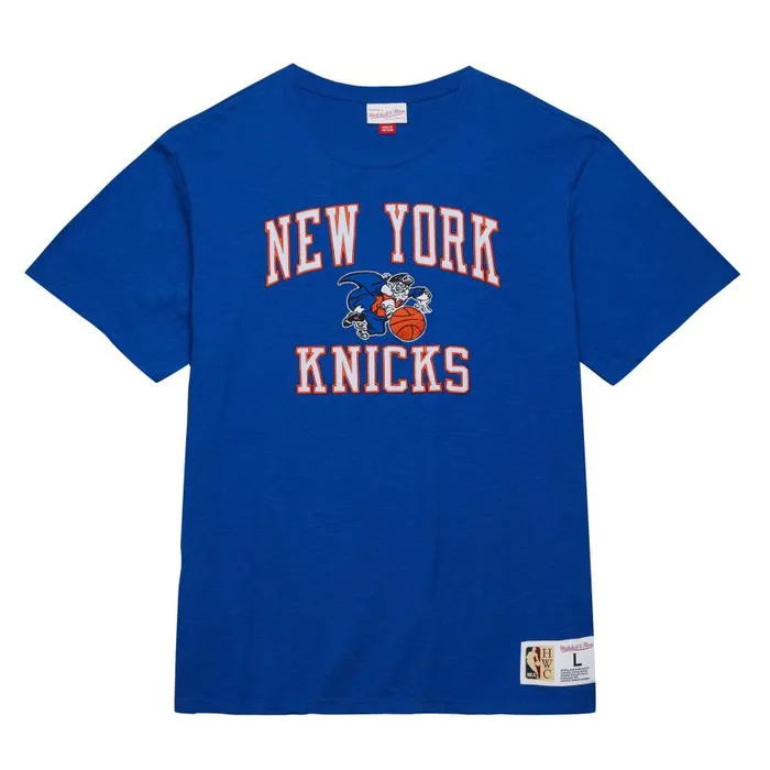 Mitchell and Ness Legendary Slub SS Tee Vintage Logo New York Knicks Men TShirts and Tops Mitchell and Ness Legendary Slub SS Tee Vintage Logo New York Knicks Men TShirts and Tops