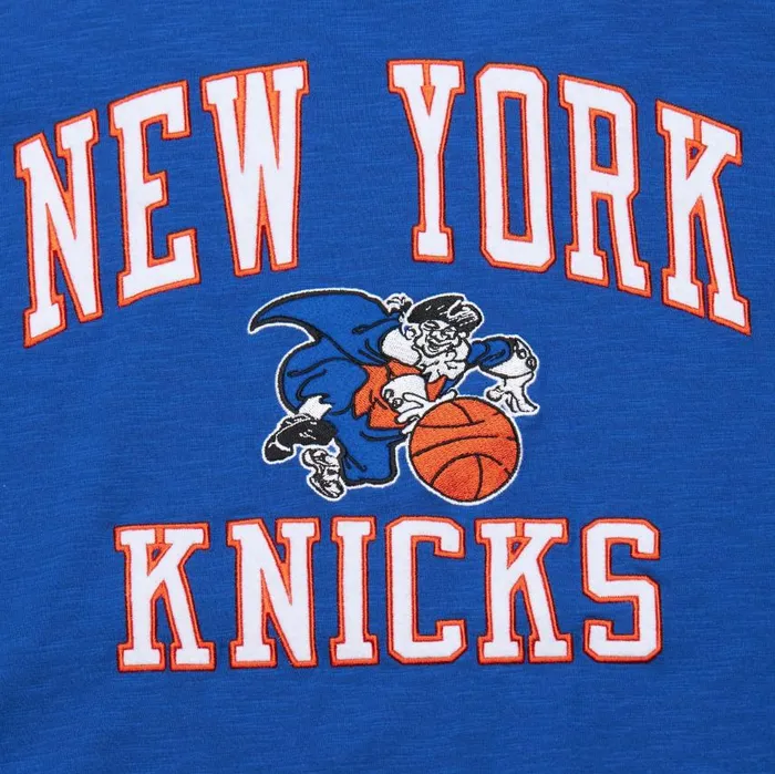 Mitchell and Ness Legendary Slub SS Tee Vintage Logo New York Knicks Men TShirts and Tops Mitchell and Ness Legendary Slub SS Tee Vintage Logo New York Knicks Men TShirts and Tops