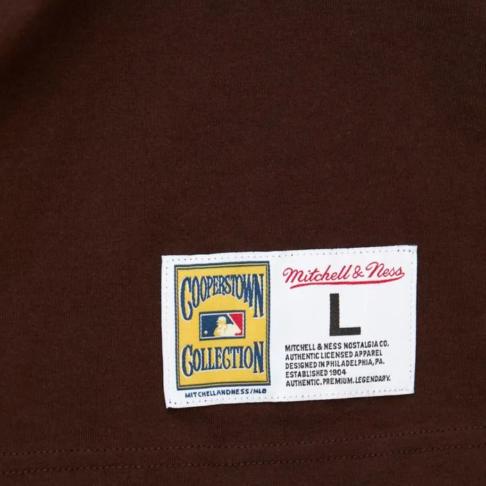 Mitchell and Ness Legends Ringer SS Tee Vintage Logo San Diego Padres Tony Gwynn Men TShirts and Tops Mitchell and Ness Legends Ringer SS Tee Vintage Logo San Diego Padres Tony Gwynn Men TShirts and Tops