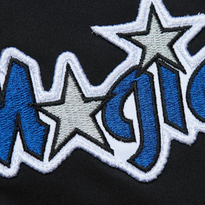 Mitchell and Ness Lightweight Satin Bomber Vintage Logo Orlando Magic Men Jackets and Outerwear Mitchell and Ness Lightweight Satin Bomber Vintage Logo Orlando Magic Men Jackets and Outerwear