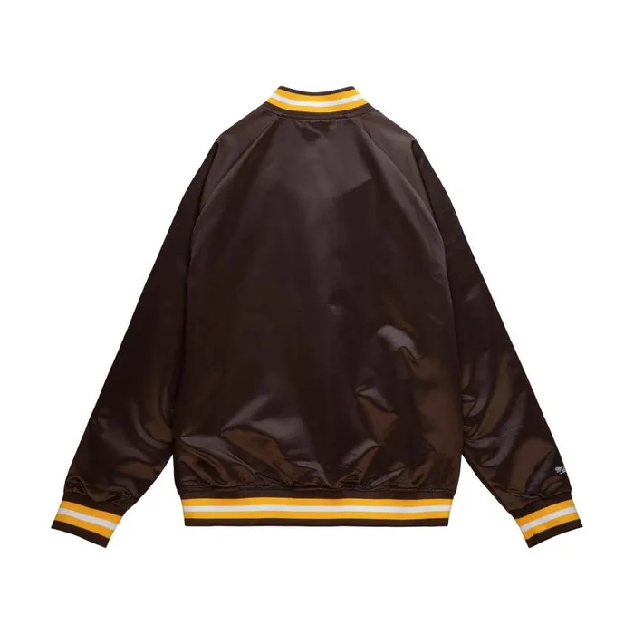 Mitchell and Ness Lightweight Satin Jacket San Diego Padres Men Jackets and Outerwear Mitchell and Ness Lightweight Satin Jacket San Diego Padres Men Jackets and Outerwear