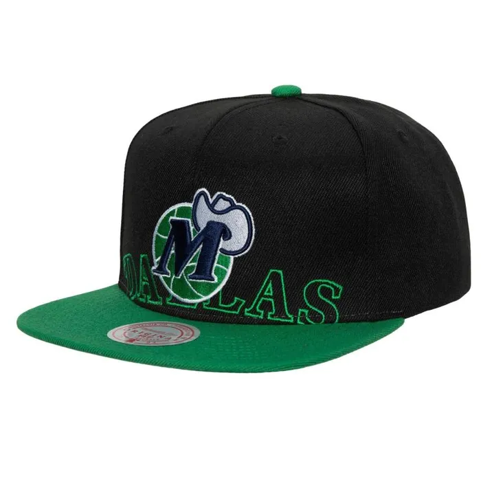 Mitchell and Ness Low Big Face Snapback HWC Dallas Mavericks Men Hats and Headwear Mitchell and Ness Low Big Face Snapback HWC Dallas Mavericks Men Hats and Headwear