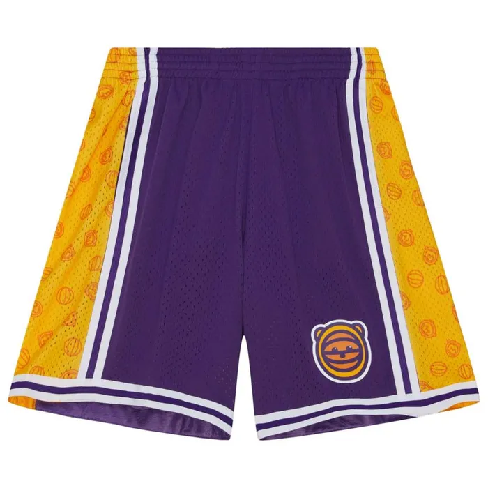 Mitchell and Ness MandN X Ozuna Swingman Shorts Los Angeles Lakers Men Shorts