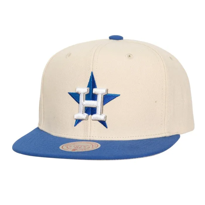 Mitchell and Ness Military Blue Snapback Houston Astros Men Hats and Headwear