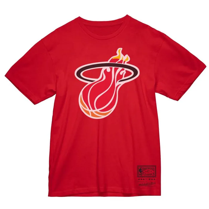 Mitchell and Ness MVP 2 Tee Miami Heat Men TShirts and Tops