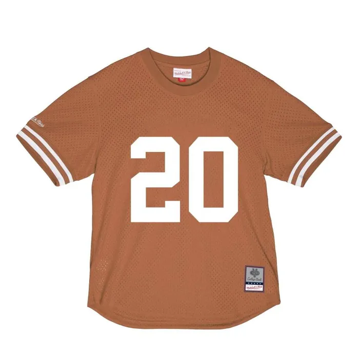 Mitchell and Ness NandN Mesh Crewneck University Of Texas At Austin 1977 Earl Campbell Men Hoodies and Sweatshirts Mitchell and Ness NandN Mesh Crewneck University Of Texas At Austin 1977 Earl Campbell Men Hoodies and Sweatshirts