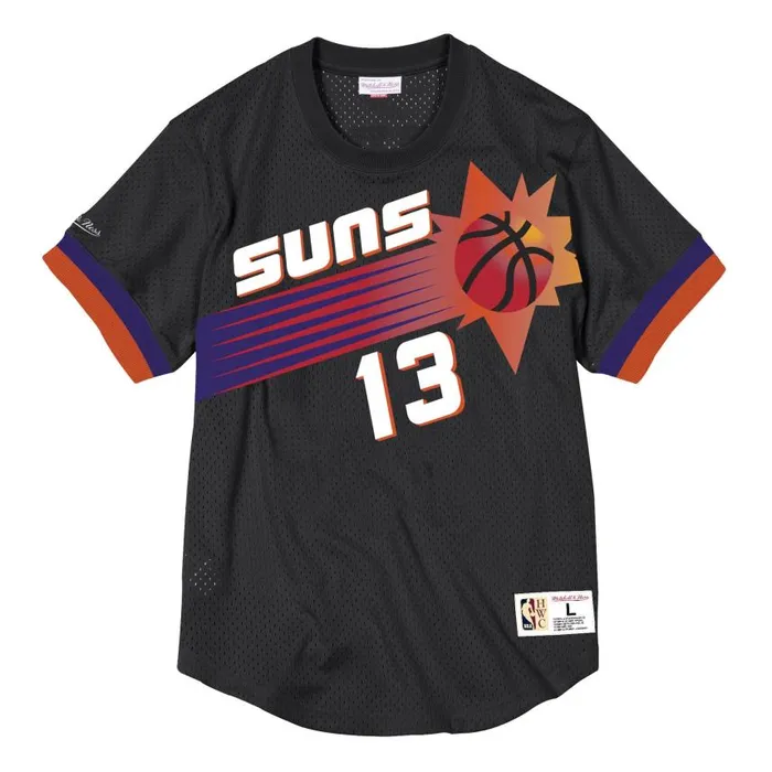 Mitchell and Ness Name And Number Mesh Top Phoenix Suns 199697 Steve Nash Men TShirts and Tops Mitchell and Ness Name And Number Mesh Top Phoenix Suns 199697 Steve Nash Men TShirts and Tops