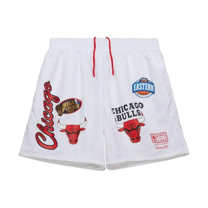 Mitchell and Ness Overtime Nylon Shorts HWC Chicago Bulls Men Shorts
