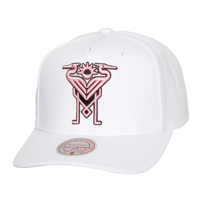 Mitchell and Ness Palm Tree Pro Snapback Inter Miami CF Men Hats and Headwear