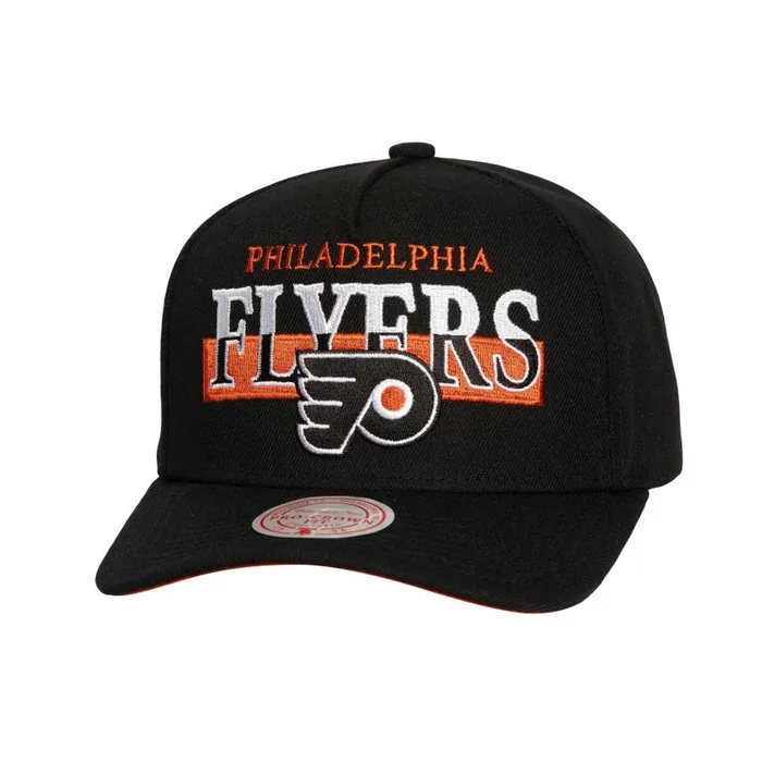 Mitchell and Ness Panorec Pro Snapback Philadelphia Flyers Men Hats and Headwear Mitchell and Ness Panorec Pro Snapback Philadelphia Flyers Men Hats and Headwear