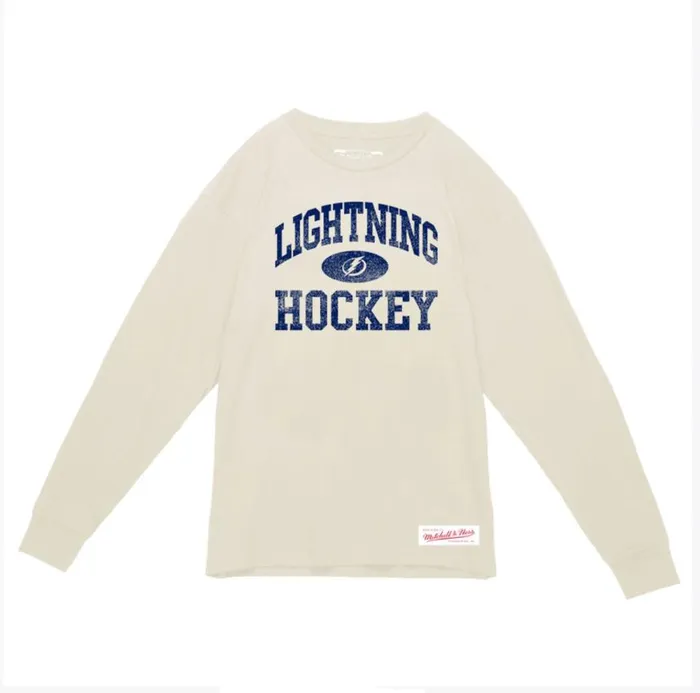 Mitchell and Ness Powerplay LS Slub Tee Tampa Bay Lightning Men TShirts and Tops Mitchell and Ness Powerplay LS Slub Tee Tampa Bay Lightning Men TShirts and Tops
