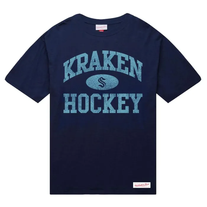 Mitchell and Ness Powerplay SS Slub Tee Seattle Kraken Men TShirts and Tops