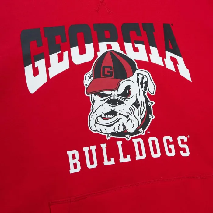 Mitchell and Ness PreGame SS Fleece Hoodie University Of Georgia Men Hoodies and Sweatshirts Mitchell and Ness PreGame SS Fleece Hoodie University Of Georgia Men Hoodies and Sweatshirts