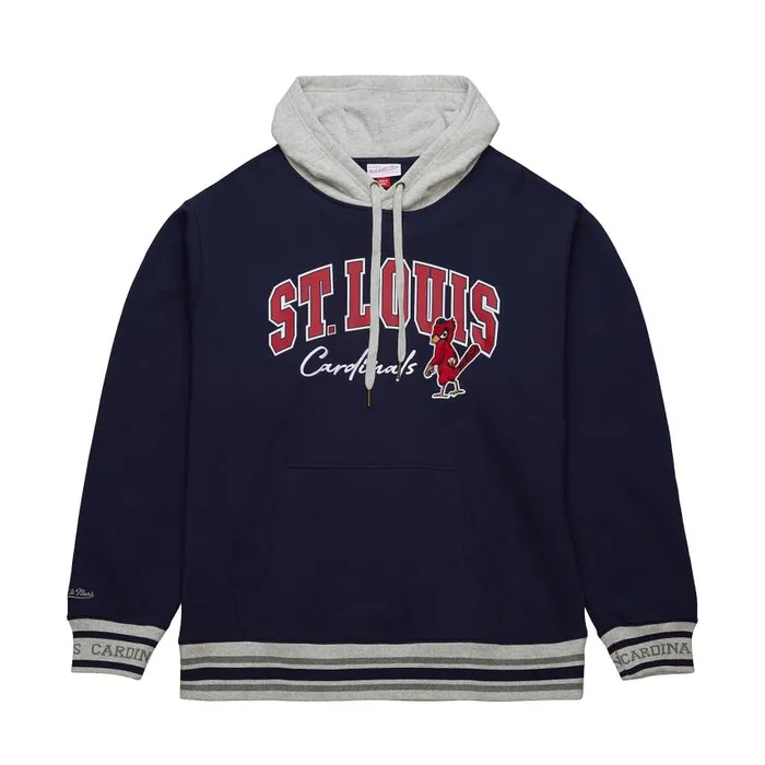 Mitchell and Ness Premium Fleece Hoodie Vintage Logo St Louis Cardinals Men Hoodies and Sweatshirts Mitchell and Ness Premium Fleece Hoodie Vintage Logo St Louis Cardinals Men Hoodies and Sweatshirts