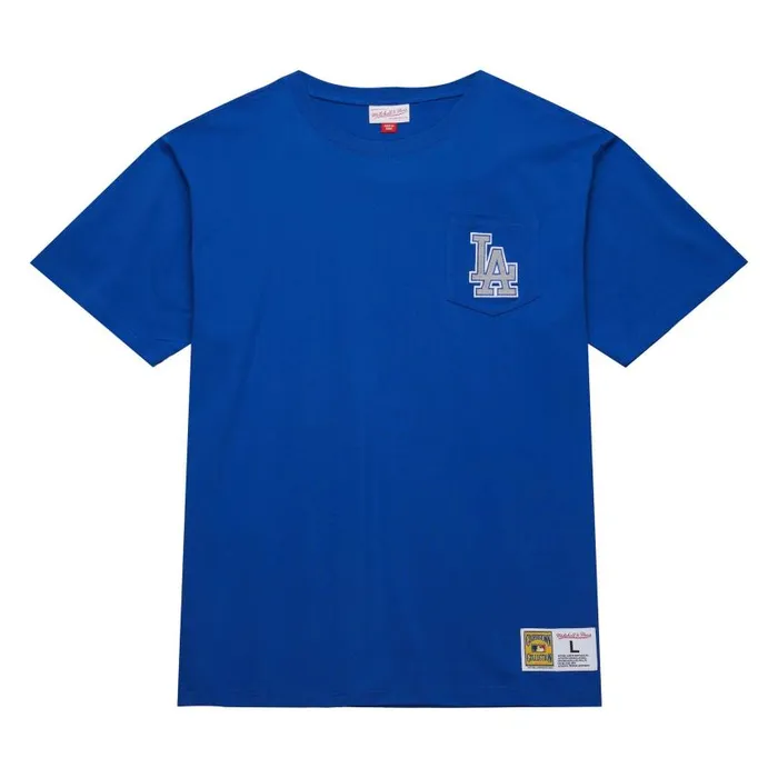 Mitchell and Ness Premium Pocket Tee Los Angeles Dodgers Men TShirts and Tops