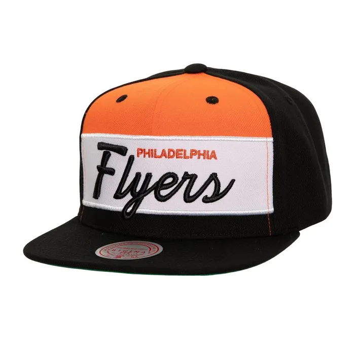Mitchell and Ness Retro Sport Snapback Vntg Philadelphia Flyers Men Hats and Headwear Mitchell and Ness Retro Sport Snapback Vntg Philadelphia Flyers Men Hats and Headwear