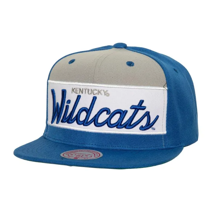 Mitchell and Ness Retro Sport Snapback Vntg University Of Kentucky Men Hats and Headwear Mitchell and Ness Retro Sport Snapback Vntg University Of Kentucky Men Hats and Headwear