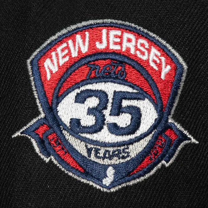 Mitchell and Ness Return Of The Mac Fitted HWC New Jersey Nets Men Hats and Headwear Mitchell and Ness Return Of The Mac Fitted HWC New Jersey Nets Men Hats and Headwear