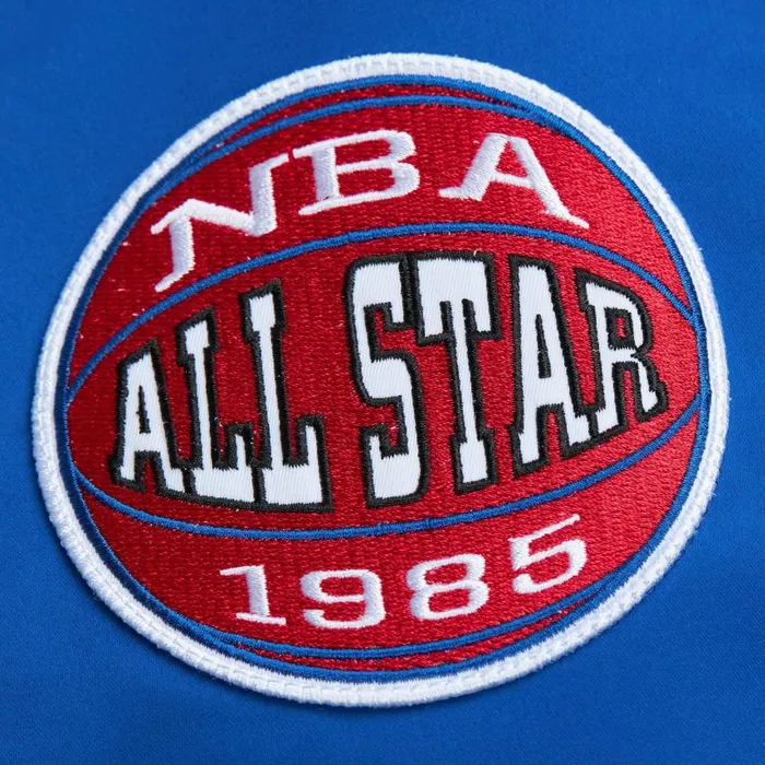 Mitchell and Ness Satin Bomber Jacket NBA AllStar 1985 Men Jackets and Outerwear Mitchell and Ness Satin Bomber Jacket NBA AllStar 1985 Men Jackets and Outerwear