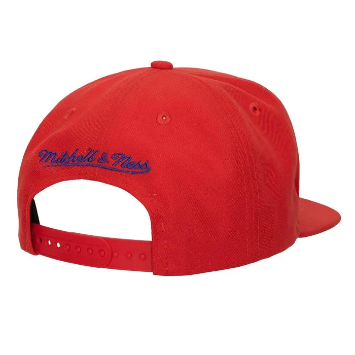 Mitchell and Ness Shark Bite Snapback Los Angeles Clippers Men Hats and Headwear Mitchell and Ness Shark Bite Snapback Los Angeles Clippers Men Hats and Headwear