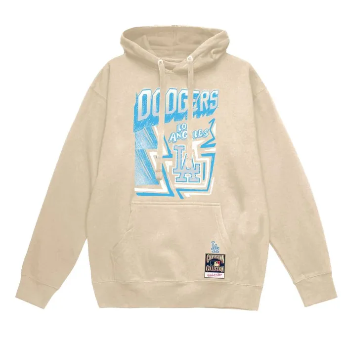 Mitchell and Ness Sidewalk Sketch Hoodie Los Angeles Dodgers Men Hoodies and Sweatshirts Mitchell and Ness Sidewalk Sketch Hoodie Los Angeles Dodgers Men Hoodies and Sweatshirts